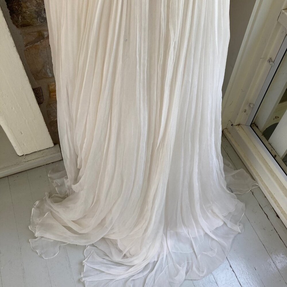 Atelier Devine Amal Wedding Dress Gown Long Sleeve - Picture 9 of 12